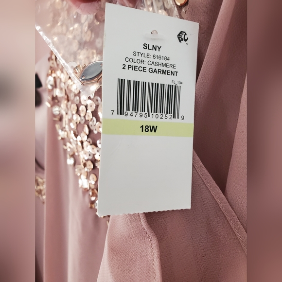 Mother of the Bride. SLNY. Size 18W Cashmere color. 2 piece - Picture 5 of 10